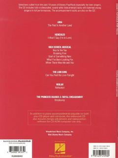 Disney Pop and Rock for Teens - Young Women's Edition 