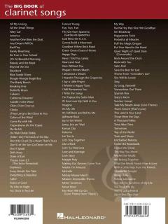 Big Book Of Clarinet Songs 