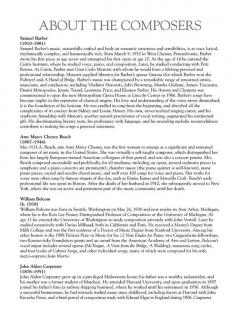 The G. Schirmer Collection Of American Art Song 