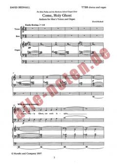 Come, Holy Ghost von David Bednall 