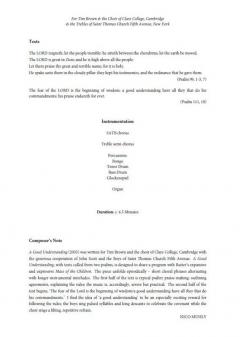 A Good Understanding (Nico Muhly) 