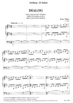 Dialog (Orgel) von Ester Mägi im Alle Noten Shop kaufen
