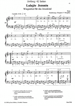 Europäische Weihnachtslieder von Cleopatra V. Perepelita 