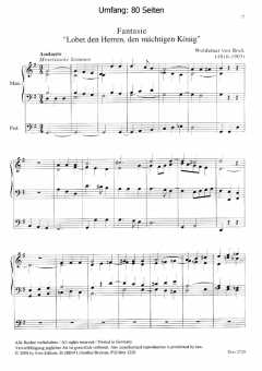 Baltische Orgelmusik aus zwei Jahrhunderten von Wolfgang Lindner im Alle Noten Shop kaufen