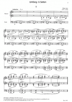 Canto sentimentale (Trompete, Orgel) von Ester Mägi im Alle Noten Shop kaufen