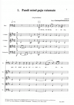 Baltische Liebeslieder (Christoph Breitenbach) 