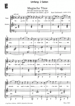 Magische Töne von Karl Goldmark 