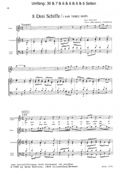 Des bin ich froh (Streichquartett, Flöte (ad lib.) von Heribert Limberg im Alle Noten Shop kaufen