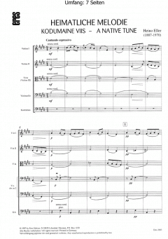 Heimatliche Melodie von Heino Eller 