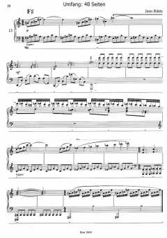 24 (leichte) Klavierstücke ... von Jaan Rääts im Alle Noten Shop kaufen