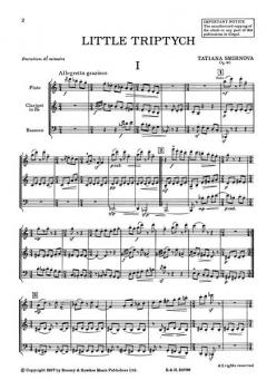 Kleines Triptychon op. 40 von Tatiana Smirnova 