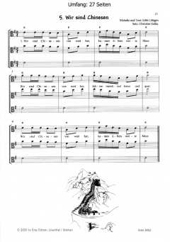 Unser Goldfisch singt...(1-3 Bratschen) von Christine Galka 