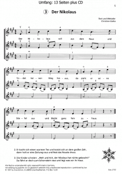 Winter- und Weihnachtslieder von Christine Galka 