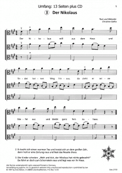 Winter- und Weihnachtslieder von Christine Galka 