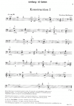 Sechs Stücke (Kontrabass) von Nicolaus Hoffmann im Alle Noten Shop kaufen