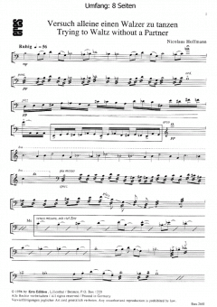 Zwei Stücke (Kontrabass) von Nicolaus Hoffmann im Alle Noten Shop kaufen