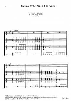 Dos Danzas (Saxophon und Gitarre) von Ton Verhiel 