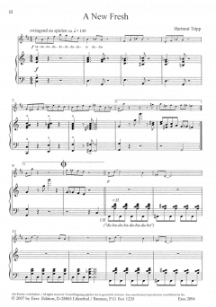 A New Fresh (Sopran-Sax./Bb Klarinette u. Klavier von Hartmut Tripp 