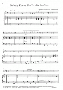 A New Fresh (Sopran-Sax./Bb Klarinette u. Klavier von Hartmut Tripp 