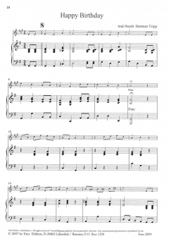 A New Fresh (Sopran-Sax./Bb Klarinette u. Klavier von Hartmut Tripp 