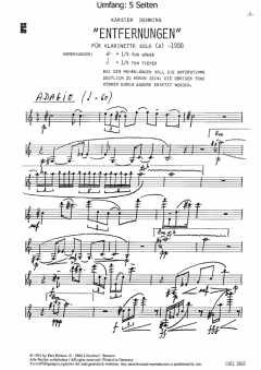 Entfernungen von Karsten Dehning 