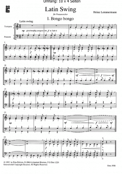 Latin Swing (Trompeten, Posaunen) (Heinz Lemmermann) 