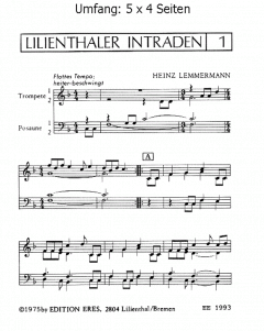 Lilienthaler Intrade 1 (Trompeten, Posaunen) (Heinz Lemmermann) 
