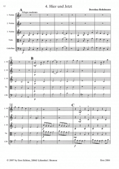 Vier Tänze von Dorothea Rohdmann 