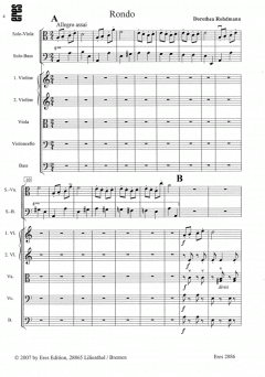 Rondo für Viola, Kontrabass und Streicher von Dorothea Rohdmann im Alle Noten Shop kaufen