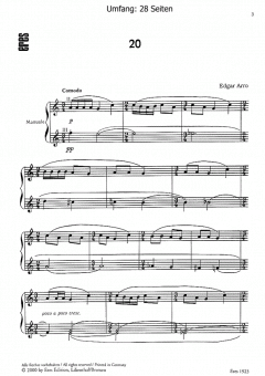 Estnische Volksweisen 3 von Edgar Arro 
