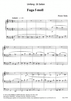 Orgelwerke Vol. I von Peeter Süda im Alle Noten Shop kaufen