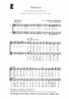 America (Leonard Bernstein) 