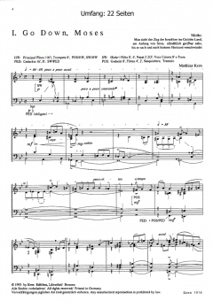 Spiritual-Fantasia von Matthias Kern 