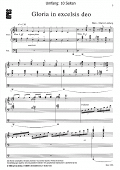 Gloria in excelsis deo (Orgel ) von Hans-Martin Limberg im Alle Noten Shop kaufen