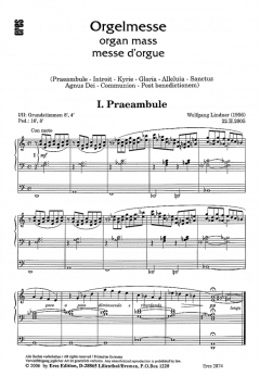 Orgelmesse von Wolfgang Lindner im Alle Noten Shop kaufen