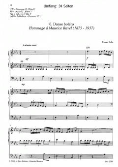 Partita über 'Jesu ist kommen' (Orgel) von Rainer Selle im Alle Noten Shop kaufen