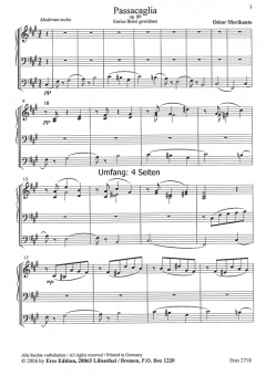 Passacaglia (Orgel) von Oskar Merikanto im Alle Noten Shop kaufen