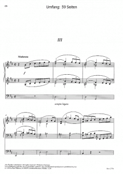 Orgelsonate Nr. 2 von Artur Kapp im Alle Noten Shop kaufen