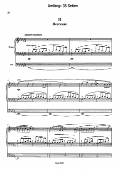 Orgelsonate Nr. 3 von Alfred Karindi im Alle Noten Shop kaufen