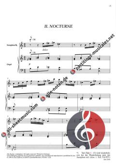 Quatre piéces (Saxophon, Orgel) von Hans-Martin Limberg 
