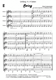 Swing (Gitarren) von Heinz Lemmermann 