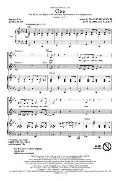 One From A Chorus Line von Marvin Hamlisch (Download) 