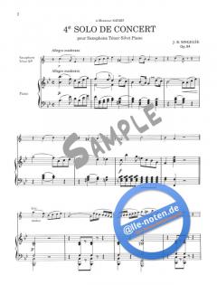 4 et 6ème Solos de concert von Jean Baptiste Singelee 