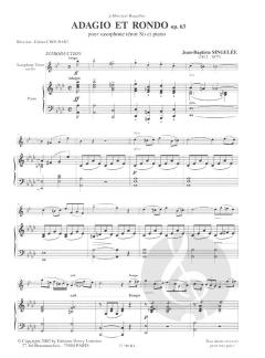 Adagio et Rondo op. 63 von Jean Baptiste Singelee 