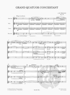 Grand quatuor concertant op. 79 von Jean Baptiste Singelee 