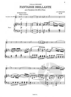 Solo de concert op. 74 / Fantaisie Brillante op. 86 von Jean Baptiste Singelee 