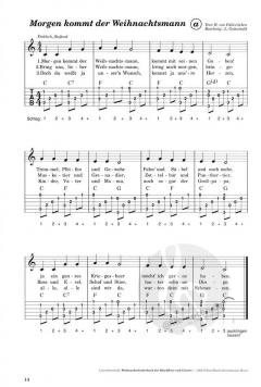 Weihnachtsliederbuch für Blockflöte und Gitarre (Lutz Gottschalk) 