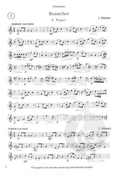 Feierliche Musik 1 - Stimme 1+2+3 in Bb-Klarinette 