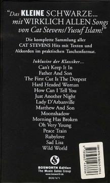 Das kleine schwarze Songbook von Cat Stevens 