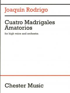 Cuatro Madrigales Amatorios von Joaquin Rodrigo für hohe Stimme und Orchester im Alle Noten Shop kaufen (Partitur)